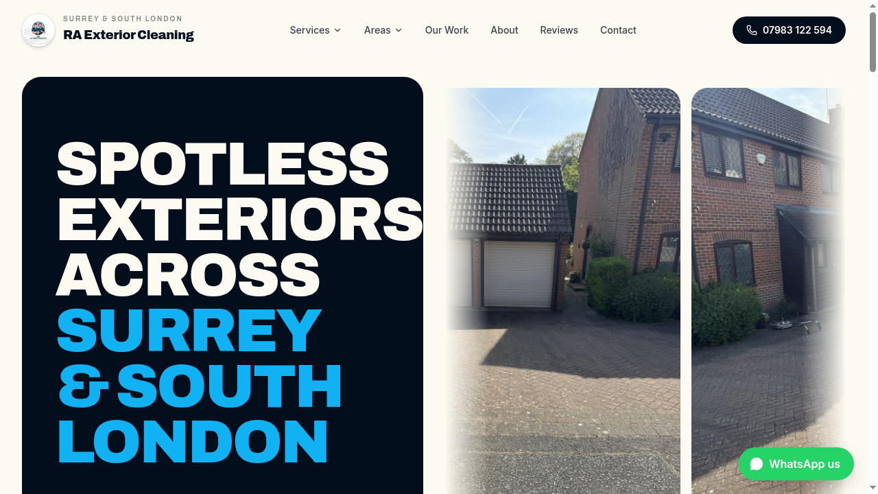 RA Exterior Cleaning — site built on Lovable by RankLovable